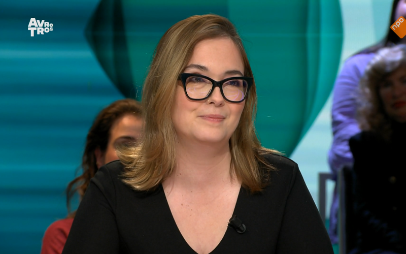 Screenshot van Eva Jinek aflevering 5 maart 2025